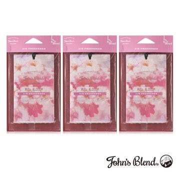 John’s Blend 室內香氛掛片-麝香櫻花 3入組 2024季節限定香氣