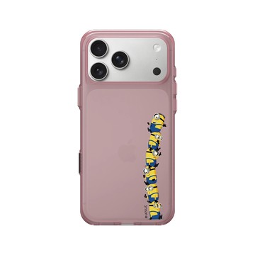 iPhone 17 Pro Max Clear (相機按鈕) 晶醺玫 - Minions - 小小兵 - 疊疊樂