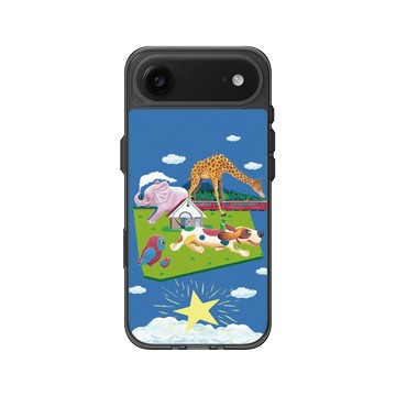 iPhone Air Clear (相機按鈕) 酷墨灰 - 幾米 Jimmy Liao - 忘記親一下-小樹與朋友們