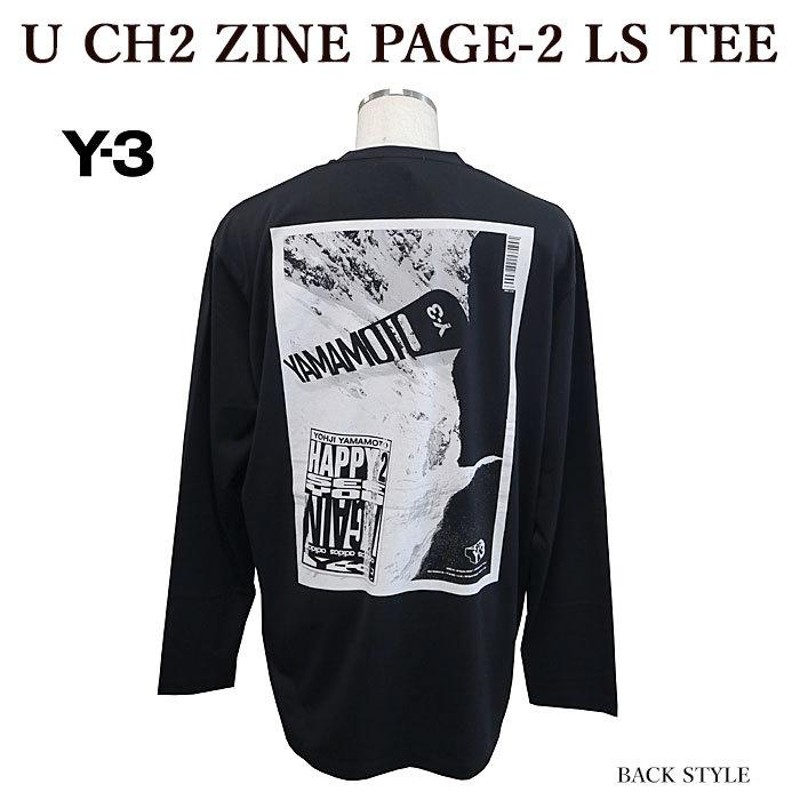 Y-3 ワイスリー HF7071 U CH2 ZINE PAGE-2 LS TEE 長袖Tシャツ adidas