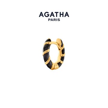AGATHA/璦嘉莎隨心疊搭系列耳環S設計感高級耳釘生日禮物