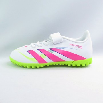 ADIDAS ID3808 中童 足球鞋 PREDATOR CLUB H&L TF J 白黃粉【iSport愛運動】