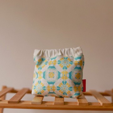 【口金包】磁磚富士山 / 淺藍