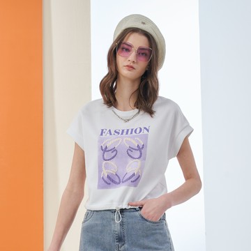 CLL巧玲瓏 漸層FASHION鍊飾上衣 7403202