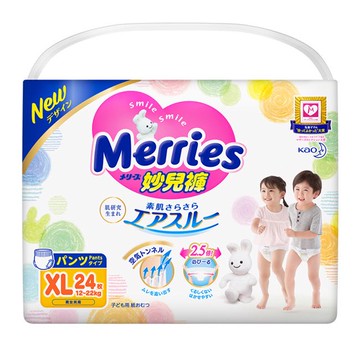 【妙而舒】妙兒褲(XL) 24片 X6包/箱購  尿布 紙尿褲