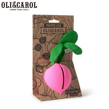 【OLI&CAROL】安撫奶嘴收納袋-櫻桃蘿蔔✨送禮首選✨新生禮✨彌月禮✨育兒好物