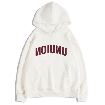 2023新款春秋薄款韓版連帽情侶衛衣女加絨加厚秋冬季潮牌印花上衣