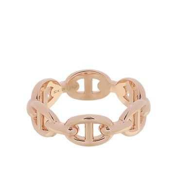 HERMES Chaine d'ancre 豬鼻子戒指(玫瑰金)