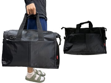 ~雪黛屋~TONE 旅行袋小容量大齒耐用拉鍊加厚底防水尼龍附長背帶TW1006(小)