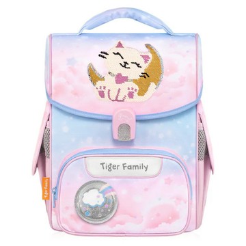 Tiger Family 小學者超輕量護脊書包  月亮小貓  110~130cm 低年級適用