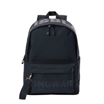 首購優惠-#NOWAR系列 潮流後背包-經典黑
