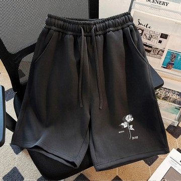 【林木木】運動短褲 韓系短褲 女生短褲 顯瘦短褲 居家短褲 五分短褲 印花短褲 寬鬆短褲 純棉短褲 ins風短褲