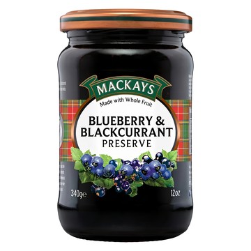 MACKAYS 梅凱 藍莓黑醋栗果醬  340g  1罐