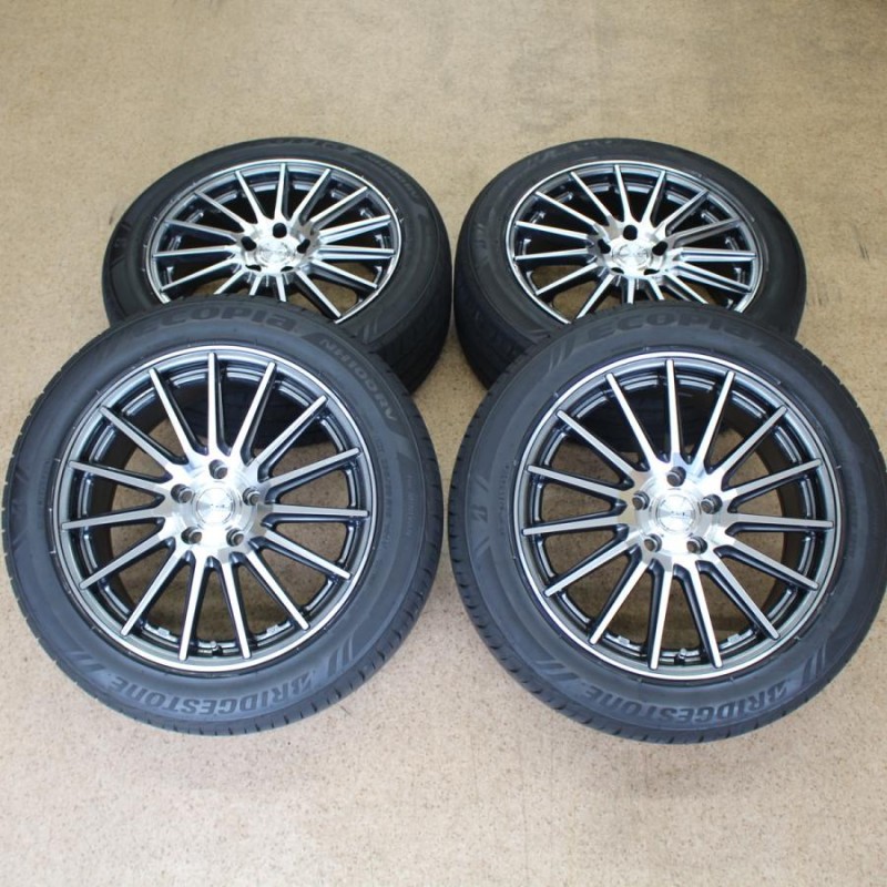 直販大阪 シュタイナー 17×7J +55 215/55R17 エスティマ オデッセイ等