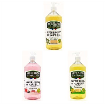 潼漾小舖法國 玫翠思 maitre 馬賽液體皂 1000ml (忍冬/玫瑰/檸檬馬鞭)