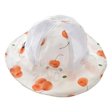 JAR嚴選 兒童透氣防曬遮陽帽-粉色櫻桃  均碼