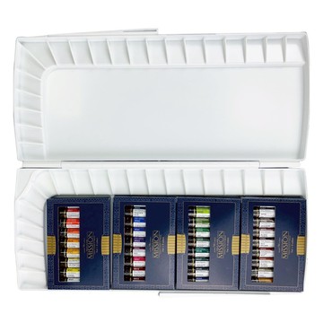 【Mission】金級 水彩 7ml 36色 含 奈米 調色盤 /組 MWC-7036N