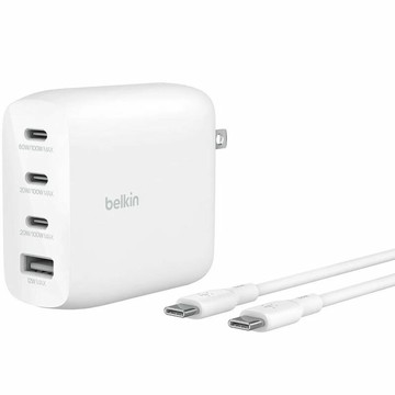 [COSCO代購6] D161046 Belkin BoostCharge Pro 氮化鎵 112W 4孔充電器 (USB-C X 3 + USB-A X 1)