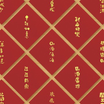 【過年賀歲春聯 \ 20款供選擇】手繪空氣春聯