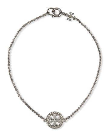 Pave Logo Miller Chain Bracelet