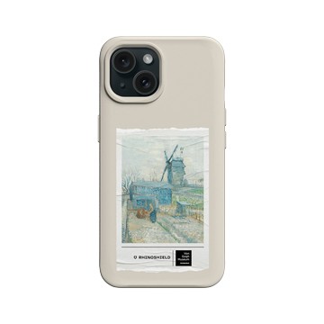 iPhone 15 SolidX 貝殼灰 - Van Gogh Museum - 蒙馬特：風車和耕田