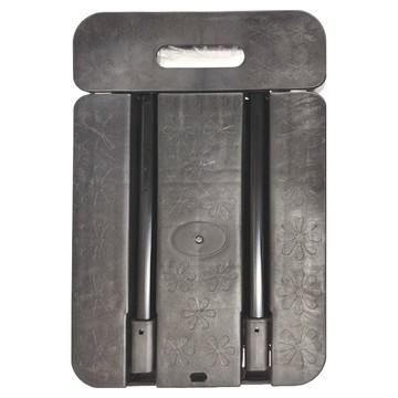 六輪折疊手推車  鋁合金製  黑色  1個