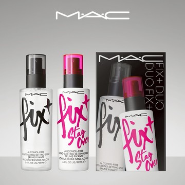 【MAC】FIX+ 超持妝定妝噴霧組 - 零暗沉定妝噴霧100ml+超持妝定妝噴霧100ml | 底妝 定妝噴霧 彩妝禮盒 生日禮物 射手座送禮