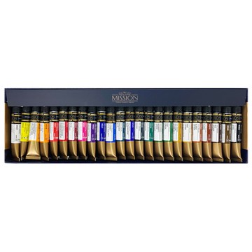 【MISSION】金級 水彩 7ml  24色 /組 MWC-7024