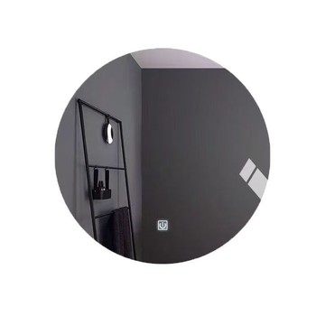 酒店工程批量浴室柜背光智能鏡子掛墻浴室鏡防霧發光led鏡圓形[DD150110]