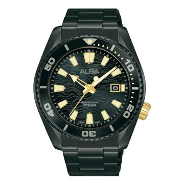 ALBA VJ42-X348SD(AS9R63X1)黑潮金潛水造型男錶 43.5mm｜樂天全館特惠中★指定刷卡回饋10%