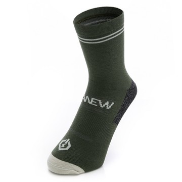 【買7送2】CHA KA接地氣休閒碳纖中筒襪-橄欖綠(298780596)