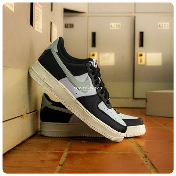 【逢甲 FUZZY】Nike Air Force 1 黑白 灰勾 奶油底 復古 FQ6848-101