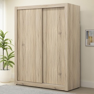 MUNA家居 羅亞5尺推門衣櫥/衣櫃 151.5X60X196.5cm