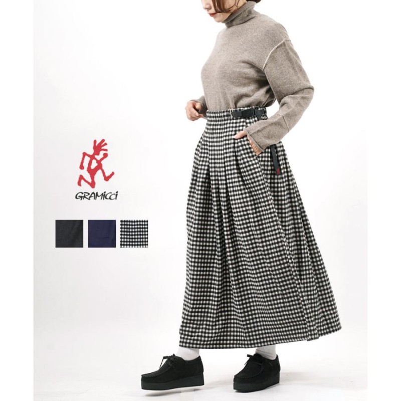 グラミチ フレアスカート ロングスカート WOOL PLATED SKIRT ウールプレイティドスカート GRAMICCI 2022秋冬新作 レディース  国内正規品 | LINEショッピング