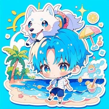 2026SummerCollection 貼紙 BlueAdventure