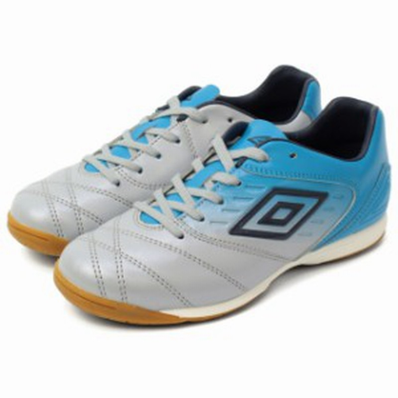 Umbro アンブロ ジュニア キッズ 子供 フットサルシューズ アクセレイター Tr Jr Wide In シルバー ネイビー Uts5605jtb 通販 Lineポイント最大1 0 Get Lineショッピング