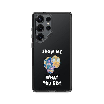 Galaxy S25 Ultra Clear 酷墨灰 - 瑞克和莫蒂 Rick and Morty - Show Me What You Got