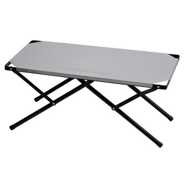 CAPTAIN STAG 鹿牌 兩段不鏽鋼桌 耐重30kg  60cm  60 x 30 x 40/26cm  銀色 + 黑色