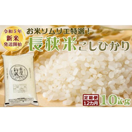 ふるさと納税 千葉県 鴨川市 《令和５年新米》お米ソムリエ特選『長狭米コシヒカリ』10kg×12回　[0160-0001]