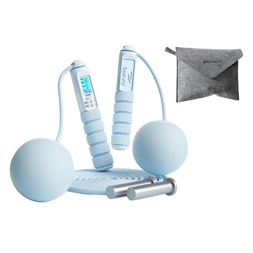 PUSH! 兩用計數負重跳繩  21 x 3.5cm  藍色  1條