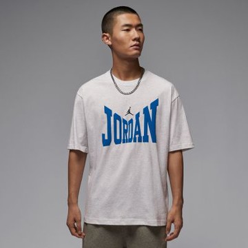 NIKE  AS M J BRK COL WM SS CREW 男款 短袖上衣 喬丹 灰-HV3895051