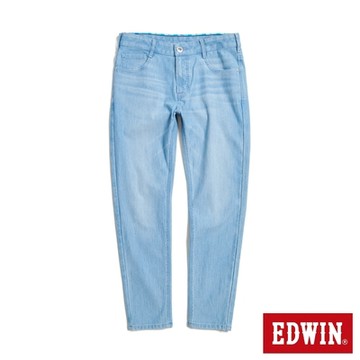 EDWIN 男裝 迦績JERSEYS 超彈力極窄丹寧直筒褲-重漂藍