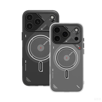 【AULUMU】A17超瓷散熱變色手機殼iPhone17液態夜光(內建MagSafe)