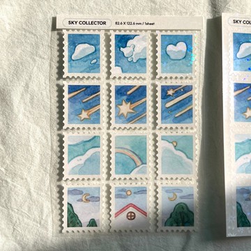 Sky Collector 蓋印貼紙