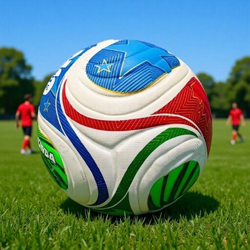 2026世界杯足球5號歐洲杯同款無縫貼皮pu膠粘4號機縫足球定制貼牌 鑫弘-戶外運動