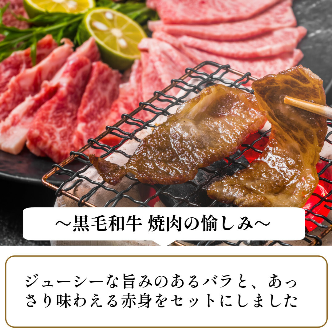 (冷凍) 大和牛 バラ 赤身 盛り合わせ 焼肉 500g ／ 金井畜産 国産 ふるさと納税 肉 生産農家 産地直送 奈良県 宇陀市 ブランド牛