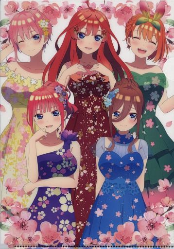 集合新插畫櫻禮服ver.A4文件夾電影五等分的新娘POP UP SHOP in TOWER RECORDS