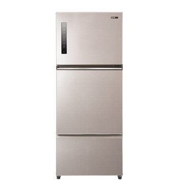 聲寶530公升三門變頻炫麥金冰箱SR-C53DV-Y7