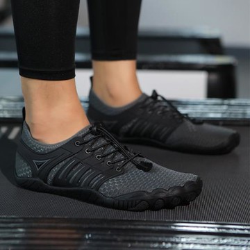 男女室內綜合訓練鞋防滑速干透氣健身鞋輕便吸汗運動鞋減震透氣鞋