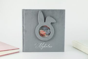 嬰兒相簿, 附照片窗, 絨布封面, 兒童相簿, 兒童相簿